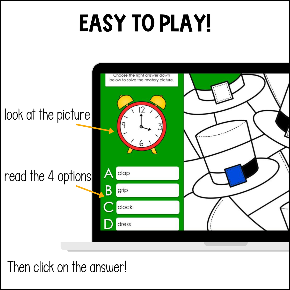 St. Patrick's Day Phonics Digital Games 1st Grade