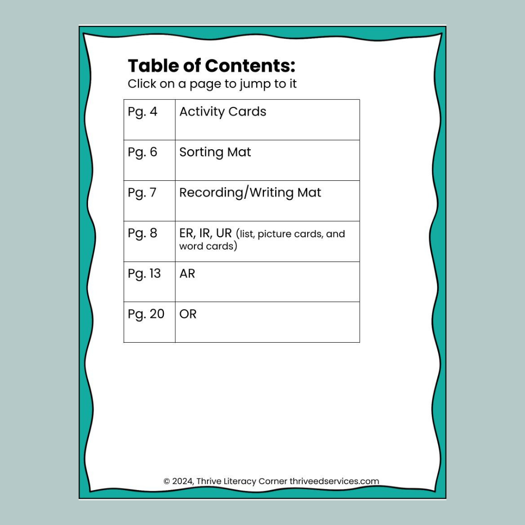 R Controlled Vowels Segmenting & Blending Cards - printable 4