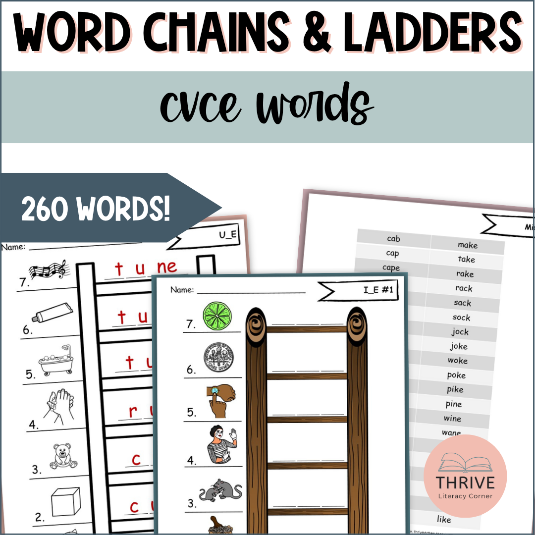 CVCe - Word Chains & Word Ladders