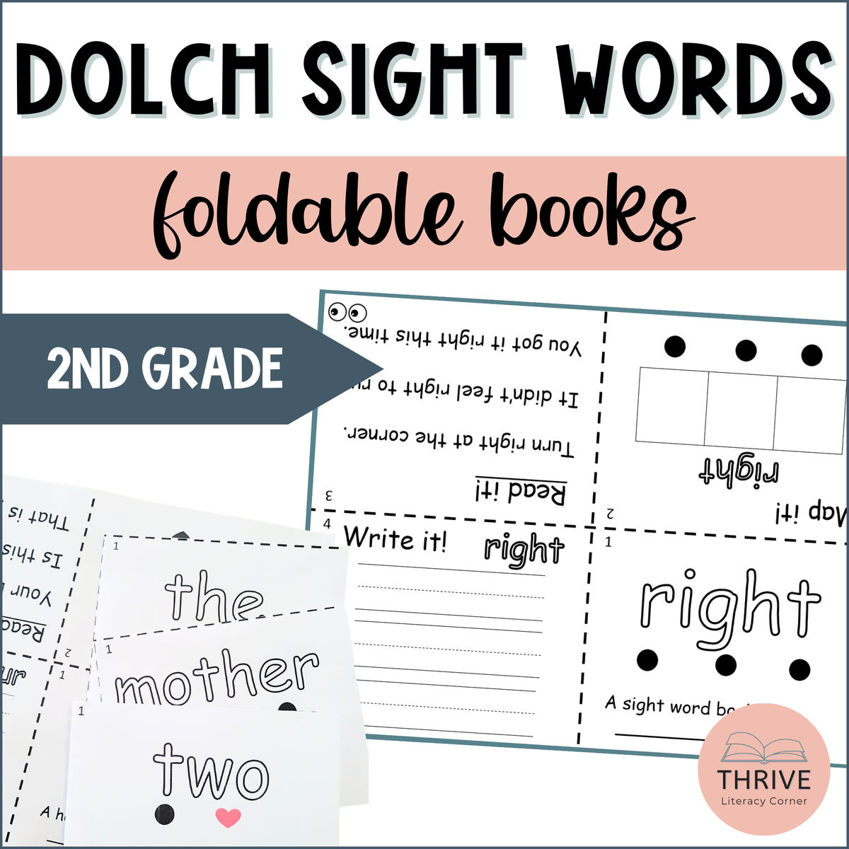 Second Grade Dolch Word Booklets High Frequency Word Mapping