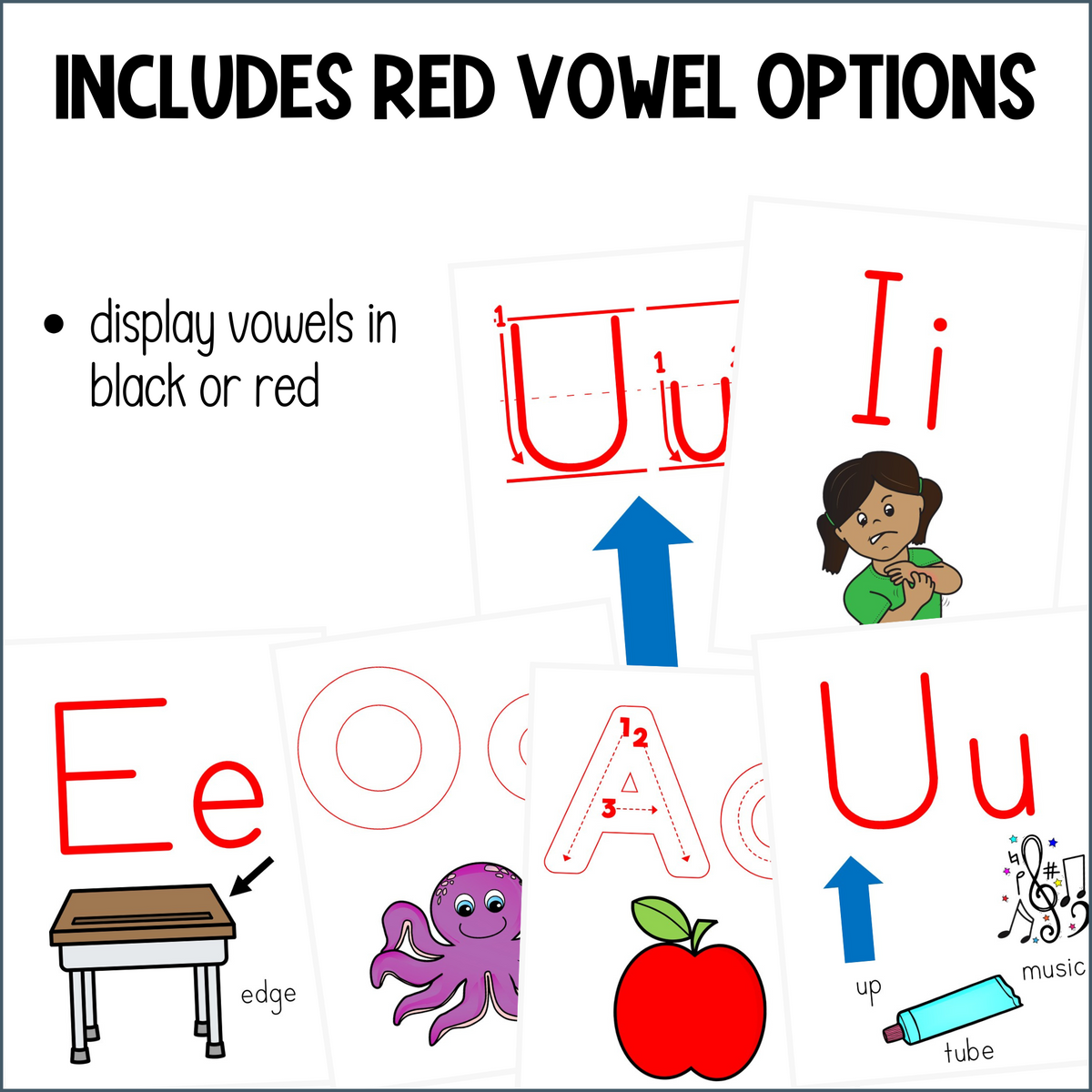 Large Alphabet Posters and Alphabet Chart Aligned to UFLI Keywords