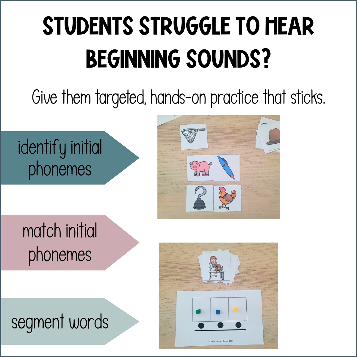 Initial Sound Picture Match - Beginning Sounds Matching Activities