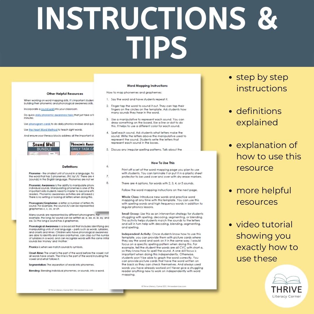 Summer Word Mapping Mats + Google Slides 3