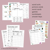 Long Vowel Words Worksheets & Activities Bundle | Printable & Digital