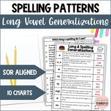 Spelling Generalizations Charts for Long Vowels