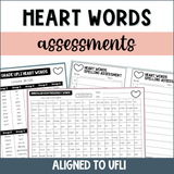 Heart Words Assessment & Progress Monitoring (UFLI Aligned)