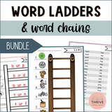 Word Chains & Word Ladders Bundle