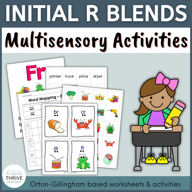 Initial R Blends Worksheets & Activities