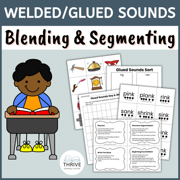 Glued/Welded Sounds Blending and Segmenting Cards