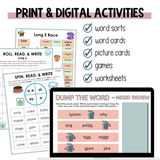 Long Vowel Words Worksheets & Activities Bundle | Printable & Digital