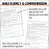 Science of Reading Decodable Passages with Comprehension Questions for 2nd Grade