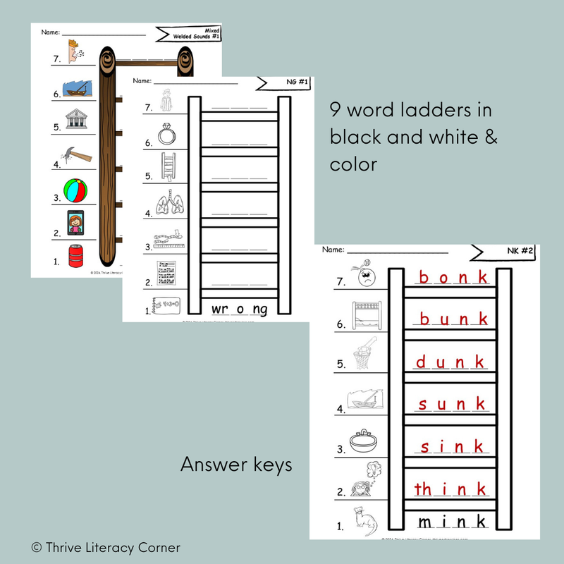 Glued Sounds - Word Chains & Word Ladders