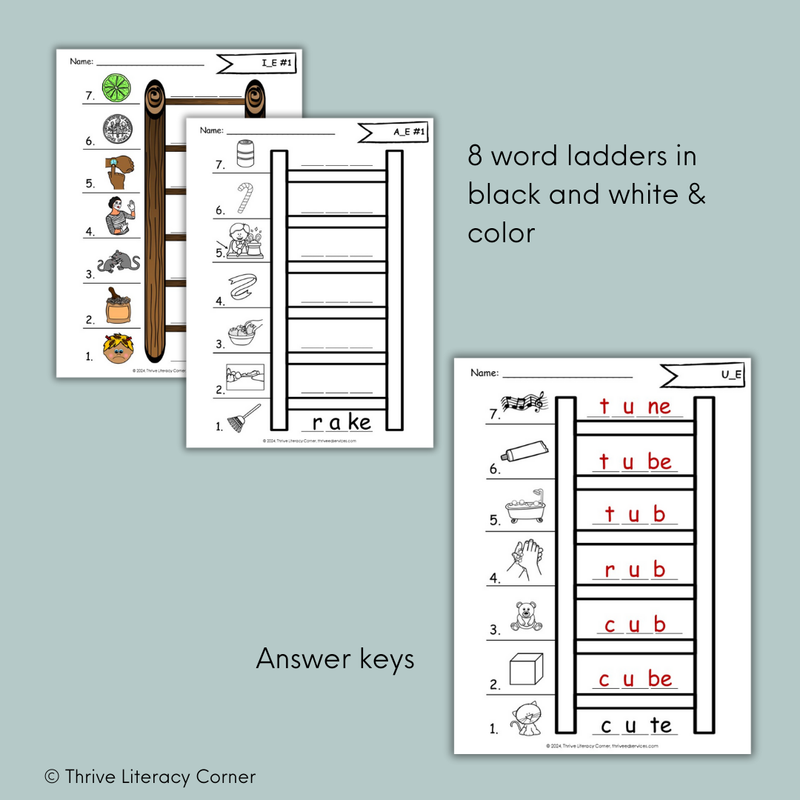 CVCe - Word Chains & Word Ladders