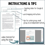 Word Mapping Template - Orthographic Mapping Worksheets