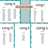 VCe Words Blending and Segmenting Cards 3