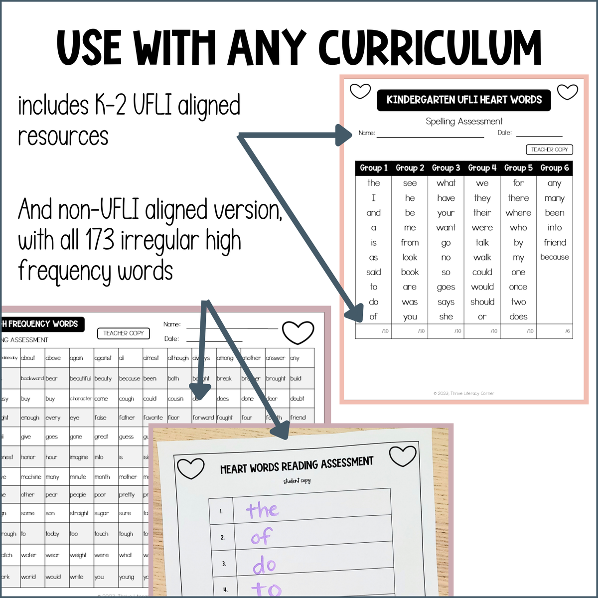 Heart Words Assessment & Progress Monitoring (UFLI Aligned)