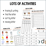 B & D Letter Reversals Activities - Orton Gillingham Dyslexia Intervention