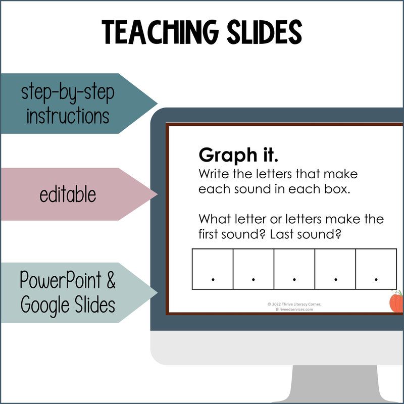 Fall Word Mapping Mats + Slides