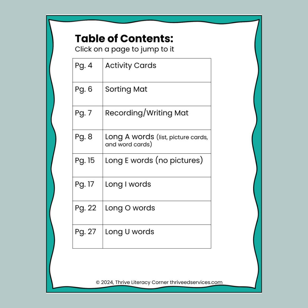VCe Words Blending and Segmenting Cards 2