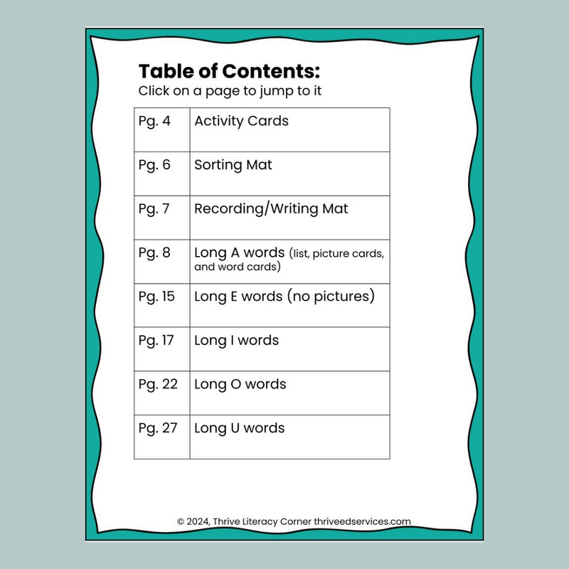 VCe Words Blending and Segmenting Cards 2