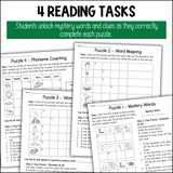 Christmas Escape Room No Prep Reading Activity for Grades 1-2