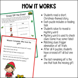 Christmas Escape Room No Prep Reading Activity for Grades 1-2