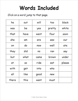 Dolch Primer Sight Words Foldable Booklets