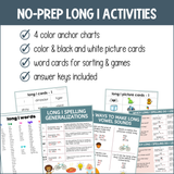 Long I Worksheets & Activities - Long I Words