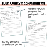 CVC & Consonant Blends Short Vowel Decodable Passages UFLI Aligned