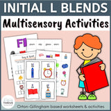 Initial L Blends Multi-Sensory Activities