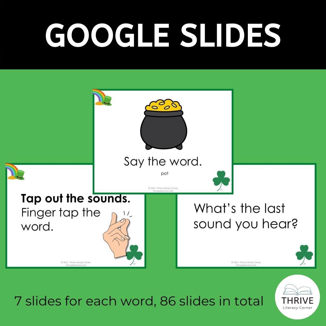 St. Patrick's Day Phonemic Awareness Activities 4