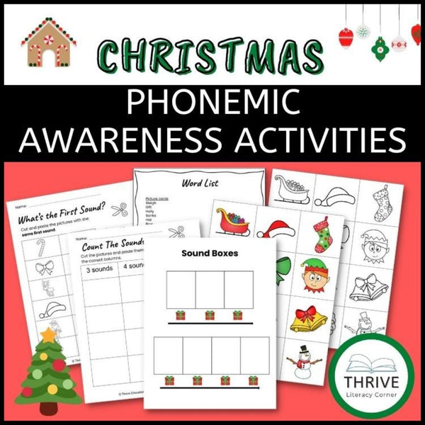 Christmas Phonemic Awareness Activities
