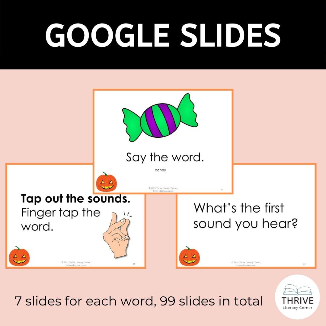Halloween Phonemic Awareness Activities 3