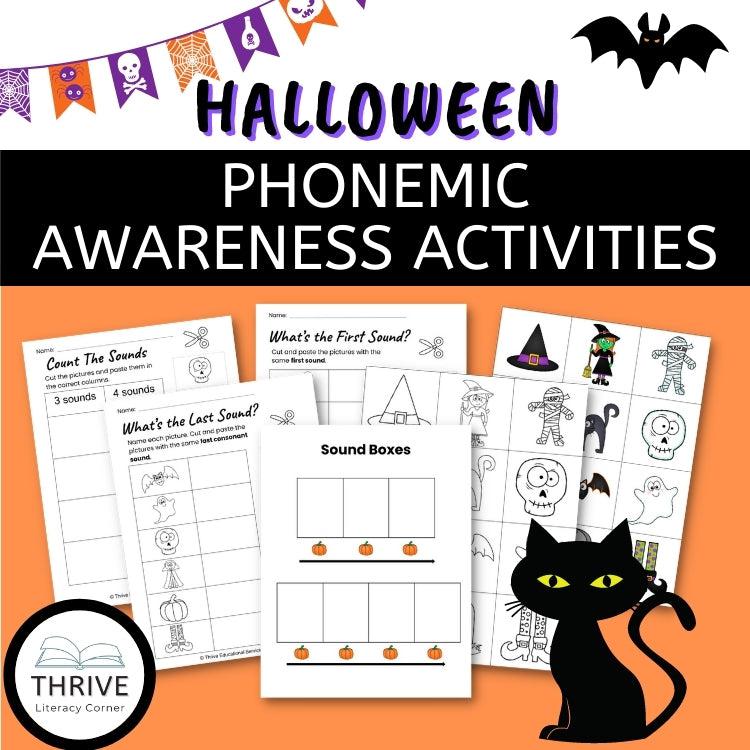 Halloween Phonemic Awareness Activities