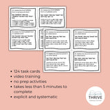 Phonemic Awareness Activities Task Cards
