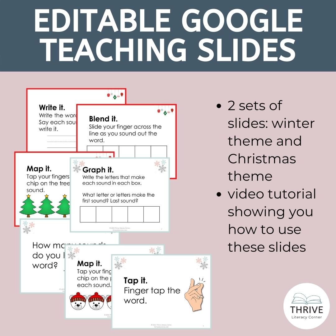 Winter Word Mapping Mats + Google Slides 4
