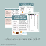 Long Vowel Words Worksheets & Activities Bundle | Printable & Digital
